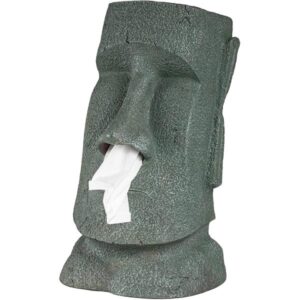 Bring Easter Island into your home with this Moai-shaped tissue box holder.
